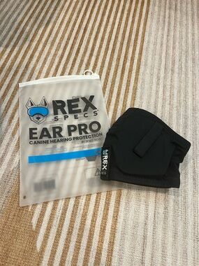 Rex Specs Ear Pro Size 2 Dog Hearing Protection Black New